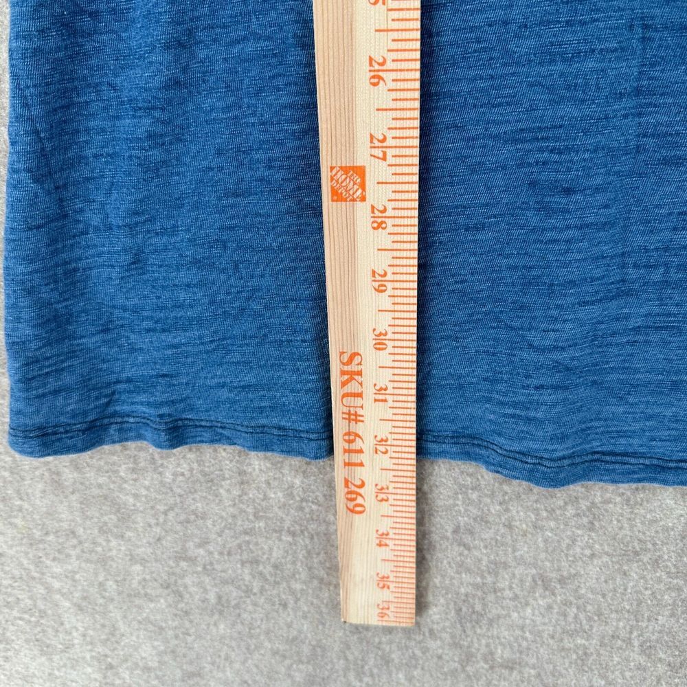 Pure‎ J Jill Indigo Shift Tshirt Dress Womens LARGE Pullover Blue Stretch - Picture 6 of 8